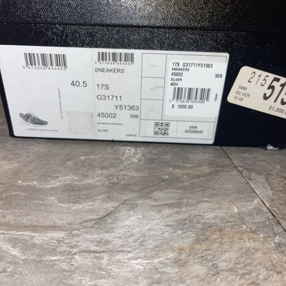 PRE OWNED CHANEL SNEAKERS